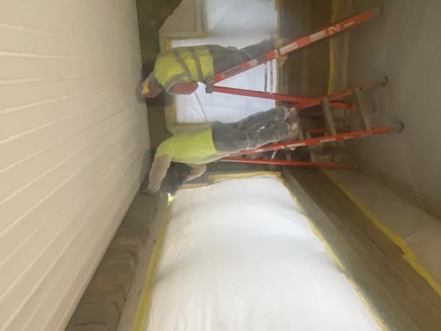 Keys Environmental Services contractors preparing a house for asbestos abatement
